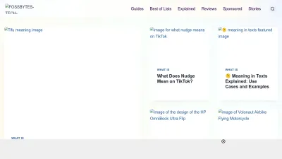Screenshot of Fossbytes.com