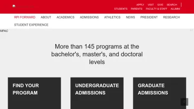 Screenshot of Rpi.edu