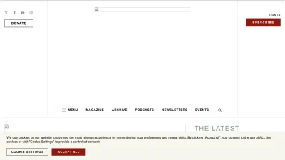 Screenshot of Firstthings.com