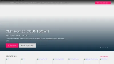 Screenshot preview of cmt.com