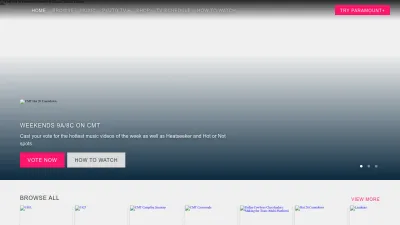 Screenshot of Cmt.com