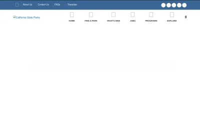 Screenshot of Parks.ca.gov