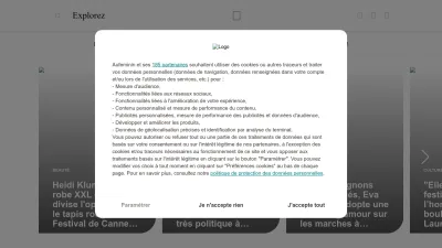Screenshot preview of aufeminin.com