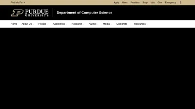 Screenshot of Cs.purdue.edu
