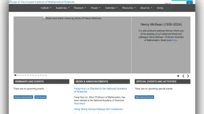 Screenshot of Cims.nyu.edu