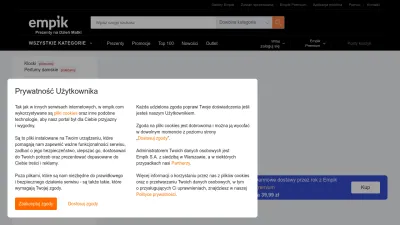 Screenshot of Empik.com