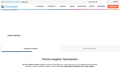 Screenshot of Teamsystem.com