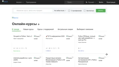 Screenshot preview of stepik.org