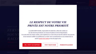 Screenshot of Vendeeglobe.org
