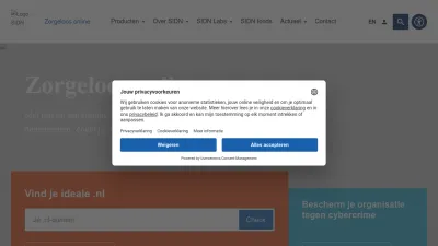 Screenshot of Sidn.nl