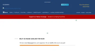 Screenshot of Ncronline.org