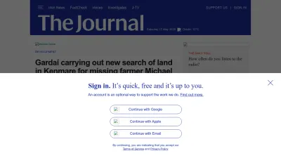 Screenshot of Thejournal.ie