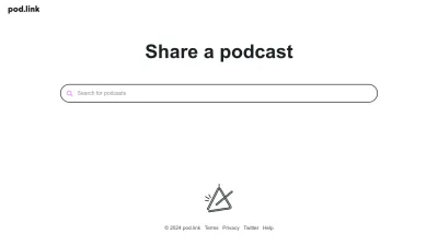 Screenshot of Pod.link