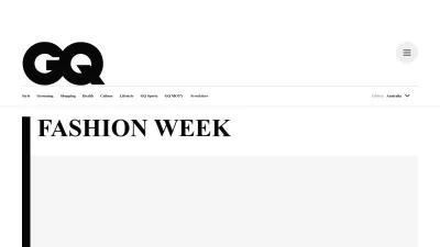 Screenshot preview of gq.com.au