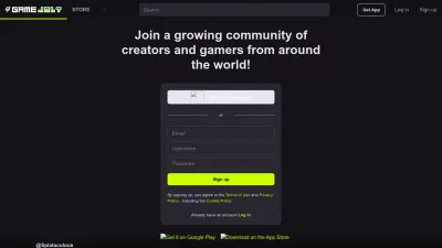 Screenshot of Gamejolt.com