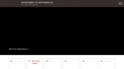 Screenshot of Math.utah.edu