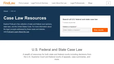 Screenshot of Caselaw.findlaw.com
