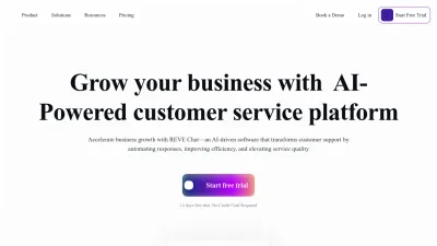 Screenshot of Revechat.com