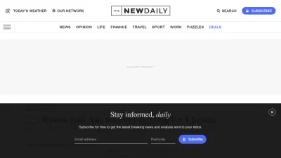 Screenshot of Thenewdaily.com.au