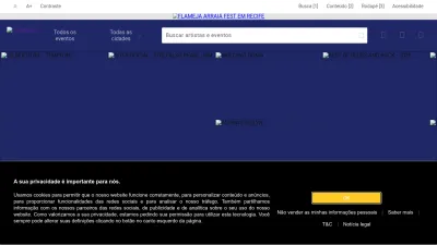 Screenshot of Eventim.com.br