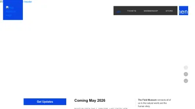 Screenshot of Fieldmuseum.org