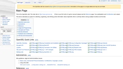 Screenshot of Wiki.openssl.org