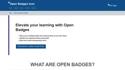 Screenshot of Openbadges.org