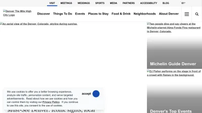 Screenshot preview of denver.org