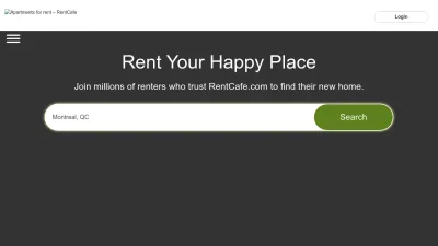 Screenshot of Rentcafe.com