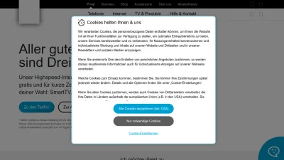 Screenshot of Drei.at