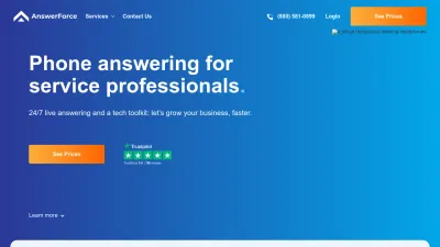 Screenshot of Answerforce.com