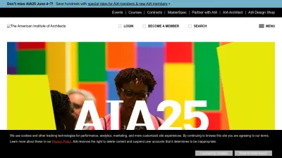 Screenshot preview of aia.org