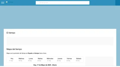 Screenshot of Tutiempo.net