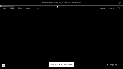 Screenshot of Ladygaga.com