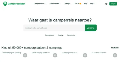 Screenshot of Campercontact.com