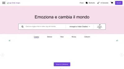 Screenshot preview of gettyimages.it