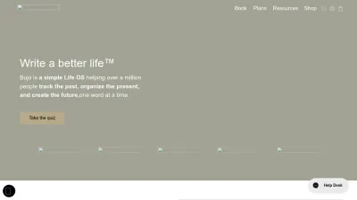 Screenshot of Bulletjournal.com