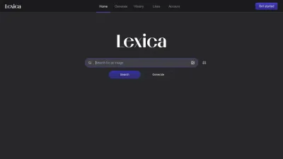 Screenshot preview of lexica.art