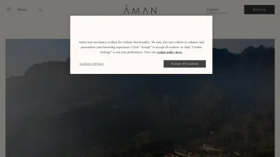Screenshot of Aman.com