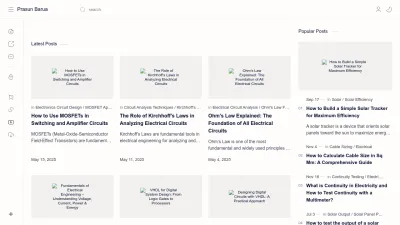 Screenshot of Prasunbarua.com