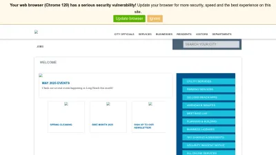 Screenshot of Longbeach.gov