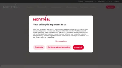 Screenshot preview of mtl.org