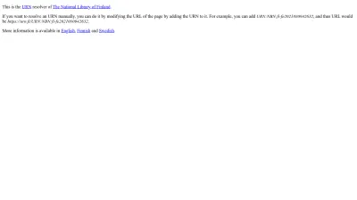 Screenshot of Urn.fi