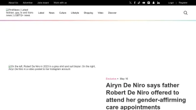 Screenshot of Thepinknews.com