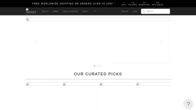 Screenshot of Inprnt.com