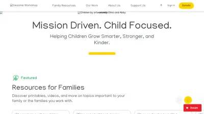 Screenshot of Sesameworkshop.org