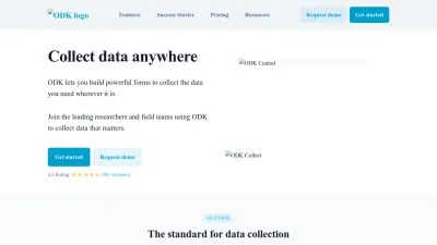 Screenshot of Getodk.org