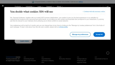 Screenshot preview of 3ds.com