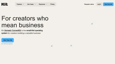Screenshot preview of kit.com