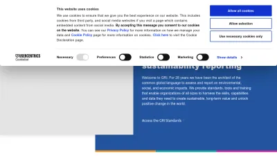 Screenshot of Globalreporting.org